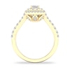Thumbnail Image 1 of Diamond Ring 1 ct tw Emerald/Round-cut 14K Yellow Gold