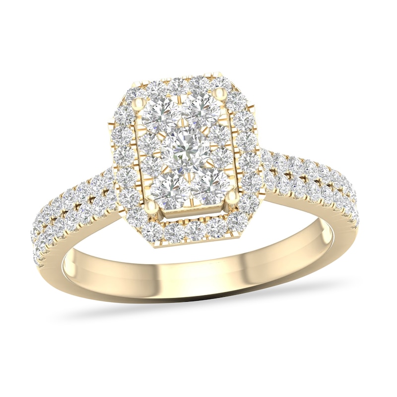 Diamond Ring 3/4 ct tw Round-cut 14K Yellow Gold | Jared