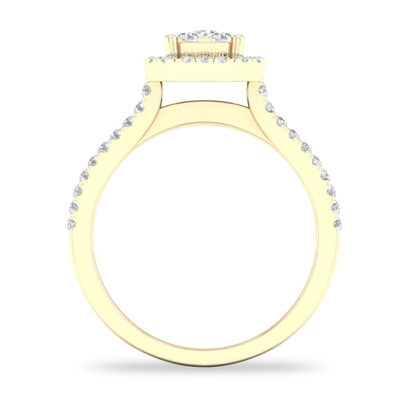 Main Image 2 of Diamond Ring 3/4 ct tw Round-cut 14K Yellow Gold