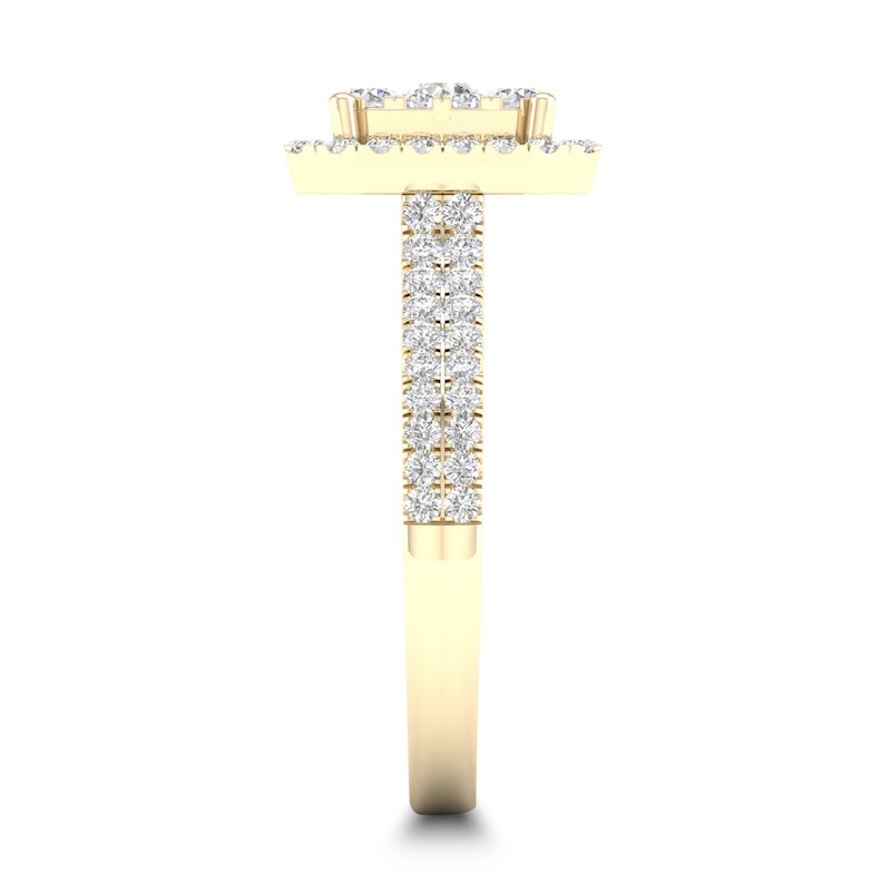 Main Image 3 of Diamond Ring 3/4 ct tw Round-cut 14K Yellow Gold