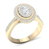 Thumbnail Image 3 of Diamond Ring 1-1/5 ct tw Round-cut 14K Yellow Gold