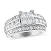 Thumbnail Image 1 of Diamond Engagement Ring 2-5/8 ct tw Princess/Round 14K White Gold