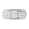 Thumbnail Image 3 of Diamond Engagement Ring 2-5/8 ct tw Princess/Round 14K White Gold