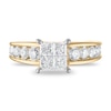 Thumbnail Image 2 of Diamond Engagement Ring 1-7/8 ct tw Princess/Round 14K Yellow Gold