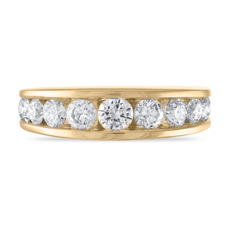 Main Image 2 of Diamond Wedding Band 1-1/2 ct tw Round 14K Yellow Gold