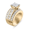 Thumbnail Image 1 of Diamond Engagement Ring 3-1/2 ct tw Princess/Round 14K Yellow Gold