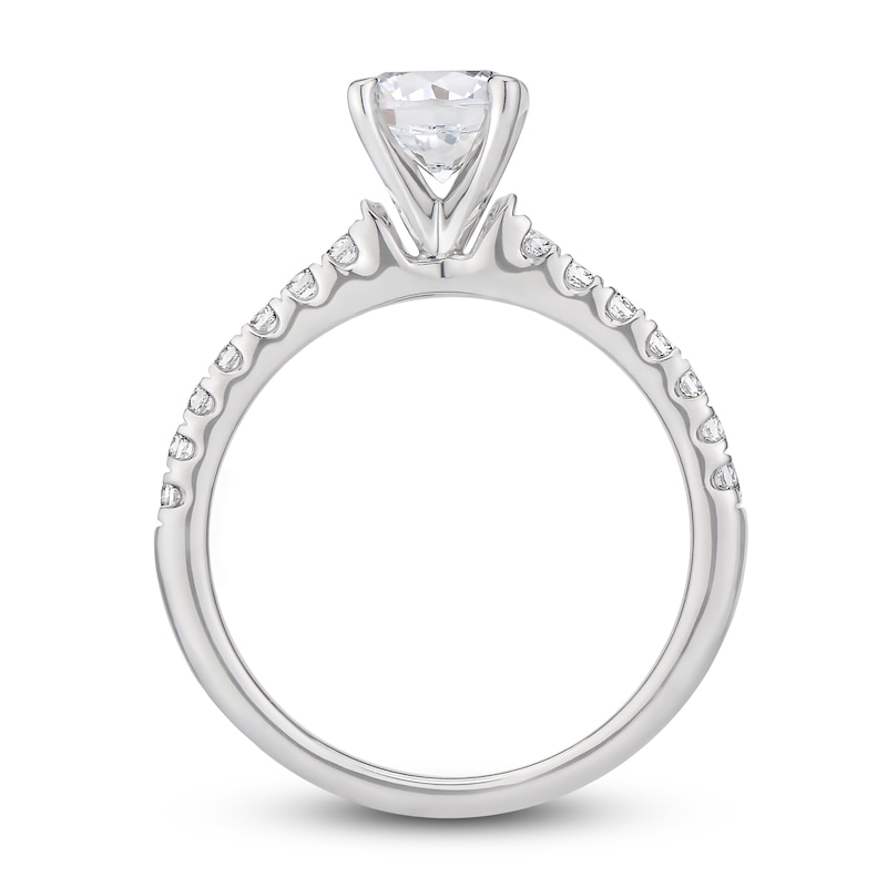 Main Image 3 of Diamond Engagement Ring 1-1/3 ct tw Round 14K White Gold