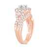 Thumbnail Image 2 of Diamond Bridal Set 2 ct tw Round-cut 14K Rose Gold