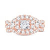 Thumbnail Image 3 of Diamond Bridal Set 2 ct tw Round-cut 14K Rose Gold