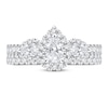 Thumbnail Image 2 of Diamond Bridal Set 2 ct tw Pear-shaped/Round-cut 14K White Gold