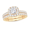 Thumbnail Image 1 of Diamond Bridal Set 1-1/2 ct tw Round-cut 14K Yellow Gold