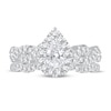Thumbnail Image 2 of Diamond Bridal Set 1 ct tw Pear-shaped/Round-cut 14K White Gold