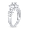 Thumbnail Image 1 of Diamond Bridal Set 1-1/2 ct tw Round-cut 14K White Gold