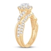 Thumbnail Image 1 of Diamond Bridal Set 1 ct tw Oval/Round-cut 14K Yellow Gold