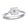 Thumbnail Image 1 of Diamond Engagement Ring 1/2 ct tw Round 14K White Gold