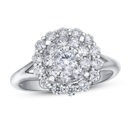 Diamond Engagement Ring 1 ct tw Round 14K White Gold