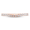 Thumbnail Image 3 of Diamond Anniversary Ring 1/6 ct tw Round 14K Rose Gold