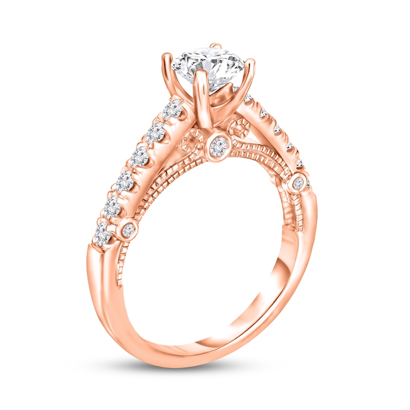 Main Image 3 of Diamond Ring 1-1/5 ct tw Round 14K Rose Gold