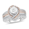 Thumbnail Image 1 of Diamond Bridal Set 1-1/2 ct tw Round 14K Two-Tone Gold