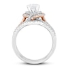 Thumbnail Image 3 of Diamond Bridal Set 1-1/2 ct tw Round 14K Two-Tone Gold