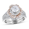 Thumbnail Image 1 of Diamond Bridal Set 7/8 ct tw Round 14K Two-Tone Gold