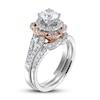 Thumbnail Image 2 of Diamond Bridal Set 7/8 ct tw Round 14K Two-Tone Gold