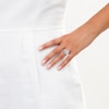 Thumbnail Image 3 of Diamond Bridal Set 1-7/8 ct tw Princess/Baguette Round 14K White Gold