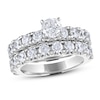 Thumbnail Image 0 of Diamond Bridal Set 3 ct tw Round 14K White Gold
