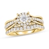 Thumbnail Image 0 of Diamond Bridal Set 1 ct tw Round 14K Yellow Gold