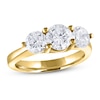 Thumbnail Image 1 of Diamond 3-Stone Ring 2 ct tw Round 14K Yellow Gold