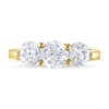 Thumbnail Image 3 of Diamond 3-Stone Ring 2 ct tw Round 14K Yellow Gold