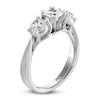 Thumbnail Image 1 of Diamond 3-Stone Ring 2 ct tw Cushion/Round 14K White Gold