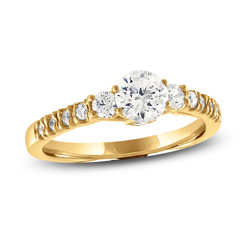 Main Image 1 of Diamond Ring 1 ct tw Round 14K Yellow Gold