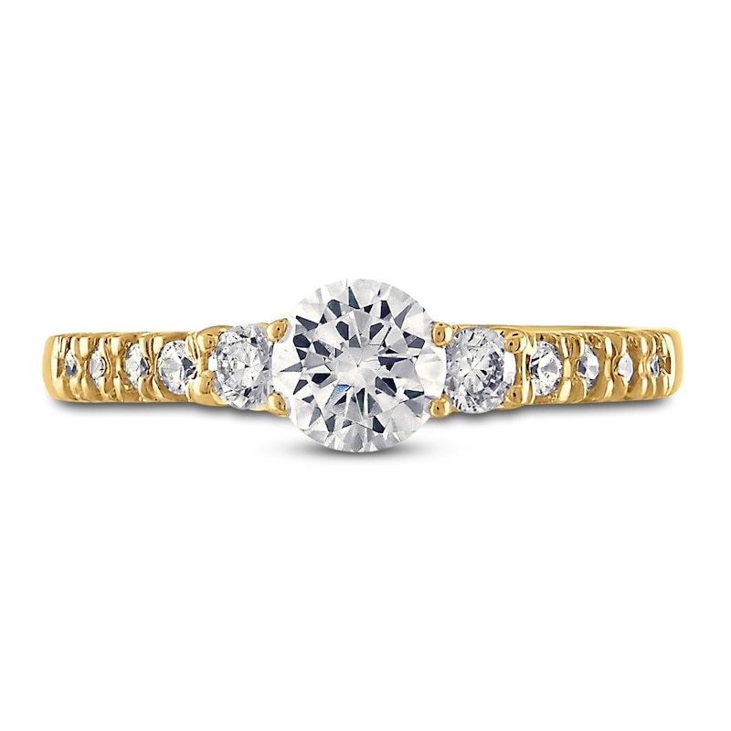 Main Image 3 of Diamond Ring 1 ct tw Round 14K Yellow Gold