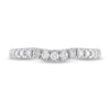 Thumbnail Image 3 of Vera Wang WISH Diamond Wedding Band 1/2 ct tw Round Platinum