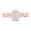 Thumbnail Image 3 of Diamond Ring 1/2 ct tw Oval 14K Rose Gold