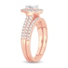 Thumbnail Image 1 of Diamond Bridal Set 1 ct tw Pear-shaped 14K Rose Gold