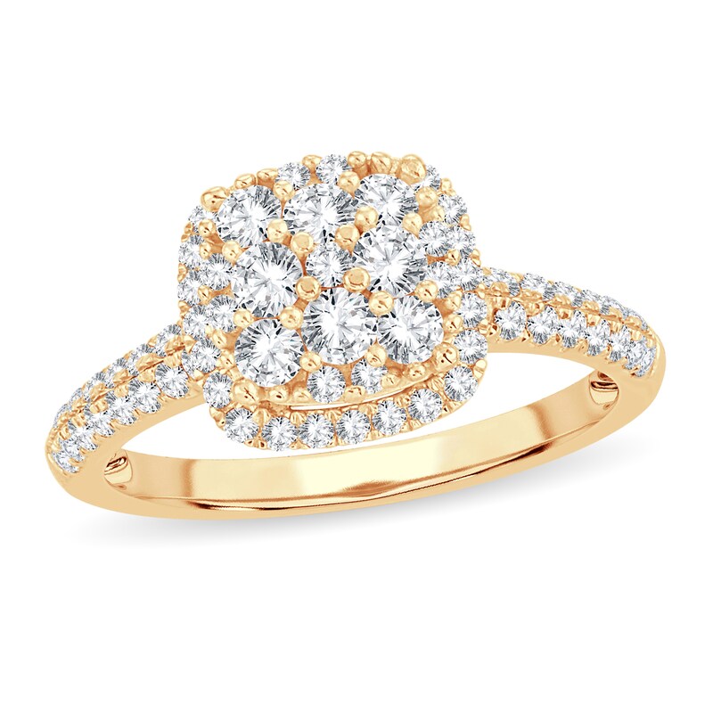 Diamond Ring 7/8 ct tw Round 14K Yellow Gold | Jared