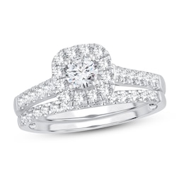 Diamond Bridal Set 1 ct tw Round 14K White Gold