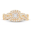 Thumbnail Image 3 of Diamond Ring 1/2 ct tw Princess 14K Yellow Gold