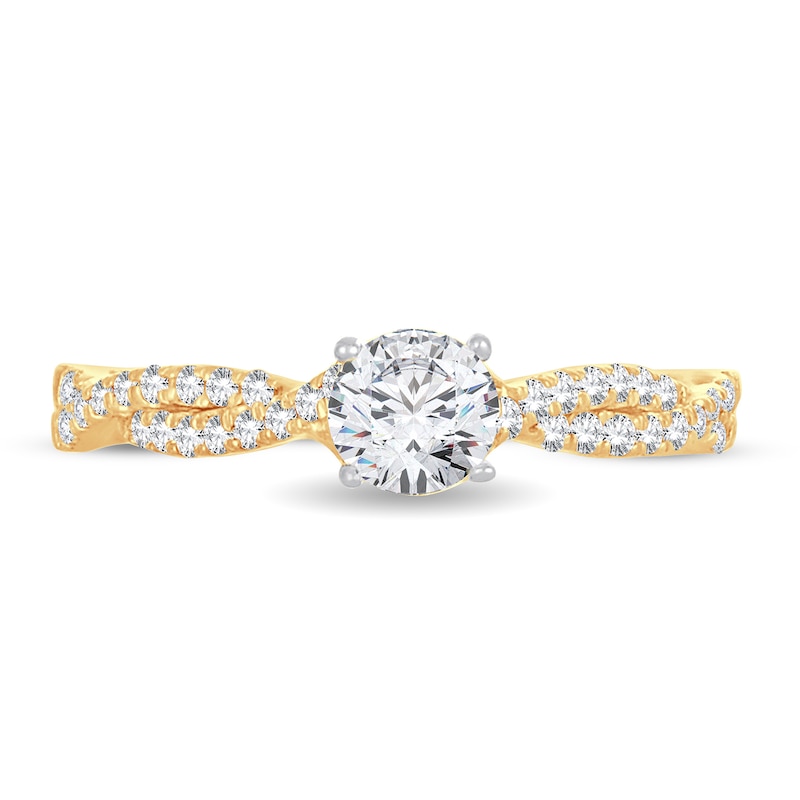 Main Image 3 of Diamond Ring 3/4 ct tw Round 14K Yellow Gold