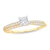 Thumbnail Image 0 of Diamond Ring 1/2 ct tw Princess 14K Yellow Gold