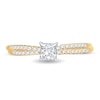 Thumbnail Image 2 of Diamond Ring 1/2 ct tw Princess 14K Yellow Gold