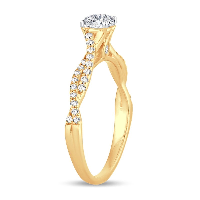 Main Image 2 of Diamond Ring 1/2 ct tw Oval 14K Yellow Gold