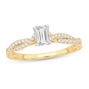 Thumbnail Image 1 of Diamond Ring 3/4 ct tw Emerald-cut 14K Yellow Gold