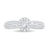 Thumbnail Image 2 of Diamond Engagement Ring 1/2 ct tw Round 14K White Gold