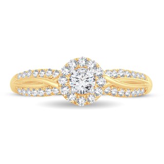 Diamond Ring 1/2 ct tw Round 14K Yellow Gold | Jared