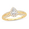 Thumbnail Image 0 of Diamond Ring 1/2 ct tw Pear-shaped 14K Yellow Gold