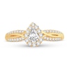 Thumbnail Image 2 of Diamond Ring 1/2 ct tw Pear-shaped 14K Yellow Gold