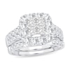 Thumbnail Image 1 of Diamond Bridal Set 2 ct tw Princess 14K White Gold